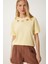 Cut Out Detaylı Pamuklu Örme T-Shirt 2