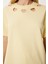 Cut Out Detaylı Pamuklu Örme T-Shirt 4