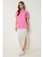 Kalp Nakışlı Pamuklu Örme T-Shirt 3