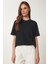 Basic Pamuklu Örme T-Shirt 1