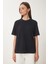 Basic Pamuklu Örme T-Shirt 3
