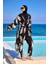 Ipeksi Kimono – Lüks Dokulu Tesettür Plaj Kimonosu P2503-3 2