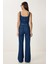 Askılı Kemerli Denim Tulum 5
