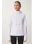 Parmak Detaylı Kapüşonlu Fermuarlı Örme Sweatshirt 5