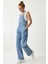 Askılı Denim Bahçıvan Tulum 3