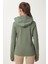 Parmak Detaylı Kapüşonlu Fermuarlı Örme Sweatshirt 7