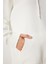 Kapüşonlu Sweatshirt Jogger Oversize Örme Eşofman Takımı LPYS003 EKRU 4
