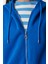 Kapüşonlu Fermuarlı Oversize Sweatshirt LUB0002 MAVİ 5