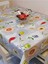 Elyaflı Pvc Muşamba - Desenli Silinebilir Masa Örtüsü 3