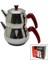 Aile Büyük Boy Küre Çelik Çaydanlık Seti Üst: 1.2lt - Alt: 2lt (4767) - MCT8257-6109 1