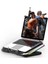 Mc Q8 6 Fanlı Oyuncu Notebook Soğutucu Stand Yükseklik Ayarlanabilir LED Işıkl - MCT9930-9909 4