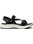1030283 Leiki Ot Sandal Black/star White Kadın Sandalet 1