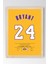 Kobe Bryant Forma Çerçeveli Tablo - Los Angeles Lakers Nba Posteri Tablo 1