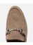 02AYH305490A300 ERKEK Süet Deri Bej Toka Detaylı Günlük Loafer 4