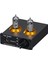 Box X2 Phono Tüp Amplifikatörü, Hifi Ön Amplifikatör, mm Pikap Için, Kazanç Ayarlı Döner Vakum Tüpü, Mm/3,5 mm Aux Girişi, Mini Phono Preamp Dc 12 V Güç Kaynağı ile 2