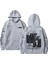Rapçi Lil Peep Cehennem Boy Crybaby Hoodie Erkekler Hip Hop Moda Büyük Boyutlu Kapşonlu Sweatshirt Erkek Sıradan Polar Pamuk Retro Külot Gri/boyut S (Yurt Dışından) 1