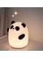 Panda Gece Lambası, Sevimli Sıkılabilir Kısılabilir Dokunmatik Hayvan Lambası, 3 Seviyeli LED Gıda Sınıfı Silikon Işık Yatak Odası Dekoru Için (Yurt Dışından) 4