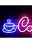 Kahve Neon Burcu USB Powered Kahve Burcu LED Kamp Işık Duvar Dekor Için LED Burcu Restoran Otel Düğün Party-01 (Yurt Dışından) 3