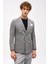 Erkek Siyah Slim Fit / Dar Kalıp Geniş Kırlangıç Ceket 1