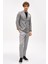 Erkek Siyah Slim Fit / Dar Kalıp Geniş Kırlangıç Ceket 2