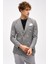 Erkek Siyah Slim Fit / Dar Kalıp Geniş Kırlangıç Ceket 4