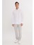 Comfort Fit Rahat Kesim Yan Cepli Desenli Beli Lastikli Pantolon 3