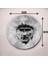 Renkli Baskı Atatürk Desenli Sayılı Hediyelik Ahşap Sessiz Duvar Saati 50CM 3
