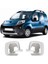 Peugeot Bipper Uyumlu 2008 ve Üzeri Ayna Kapağı 2 Parça Abs Krom Kaplama 4
