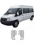 Ford Transit Uyumlu 2003-2014 Ayna Kapağı 2 Parça Abs Krom Kaplama 1