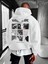 Unisex Places Baskılı Oversize Pamuklu Sweatshirt 1