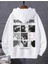 Unisex Places Baskılı Oversize Pamuklu Sweatshirt 3