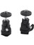 Mini Top Kafa [2 Paket] Sıcak Ayakkabı Montaj Adaptörü ile 360 Derece 1/4 Inç Küçük Top Kafaları Dslr Kamera, Video Kamera, Flaş, Işık Standı, Tripod Için Hafif Döner Mikro Top Kafası (Yurt Dışından) 2