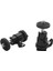 Mini Top Kafa [2 Paket] Sıcak Ayakkabı Montaj Adaptörü ile 360 Derece 1/4 Inç Küçük Top Kafaları Dslr Kamera, Video Kamera, Flaş, Işık Standı, Tripod Için Hafif Döner Mikro Top Kafası (Yurt Dışından) 3