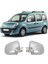 Renault Kangoo 4 Uyumlu 2013 ve Üzeri Ayna Kapağı 2 Parça Abs Krom Kaplama 2