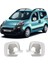 Citroen Nemo Uyumlu 2007-2016 Ayna Kapağı 2 Parça Abs Krom Kaplama 2