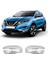Nissan Qashqai J11 Uyumlu 2016-2020 Ayna Kapağı 2 Parça Abs Krom Kaplama 1