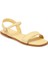 Sarı Vegan Kadın Sandalet - K24Y1SN67091-R87 1