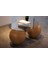 Modern Orta Sehpa & Top Sehpa Cam Sehpa & Küre Orta Sehpa - 41 cm Meşe - Fasulye - Füme Cam 2