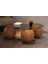 Modern Orta Sehpa & Top Sehpa Cam Sehpa & Küre Orta Sehpa - 41 cm Meşe - Fasulye - Füme Cam 6