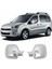 Peugeot Partner Tepee Facelift Uyumlu 2012 ve Üzeri Ayna Kapağı 2 Parça Abs Krom Kaplama 2