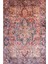 Fuga Yumuşak Dokulu Kahverengi Vintage Desenli Halı Ka 11 2