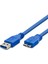 Usb3.0 To Note4 Harddisk Kablosu 50CM Mavi HDX7503 1
