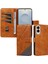 ile Samsung Galaxy S25 Kenar Yüksek Kaliteli Deri Telefon Kılıfı Için Flip Case (Yurt Dışından) 1
