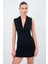 Drape Detaylı Mini Elbise Siyah 124M2162000 1