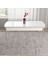Nira Serisi 70X114 Mdf Açılabilir Beyaz Masa Takımı 6 Krem Sandalye Krom Detay 2