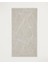 Leafy Pamuklu Bukle Kilim 80X150 cm Krem 1