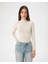 Kadın Krem Balıkçı İçlik - EcoVero™ Viskoz, Yarı Balıkçı Yaka, Uzun Kollu, Tek Kat İnce Isı Katmanı 1