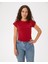 Sangria Basic Half Crop T-Shirt 1