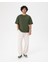 Haki Erkek Oversize T-Shirt 3