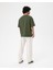 Haki Erkek Oversize T-Shirt 4